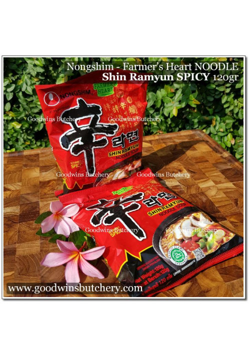 Noodle Nongsim SHIN RAMYUN GOURMET SPICY Korean instant udon 120gr